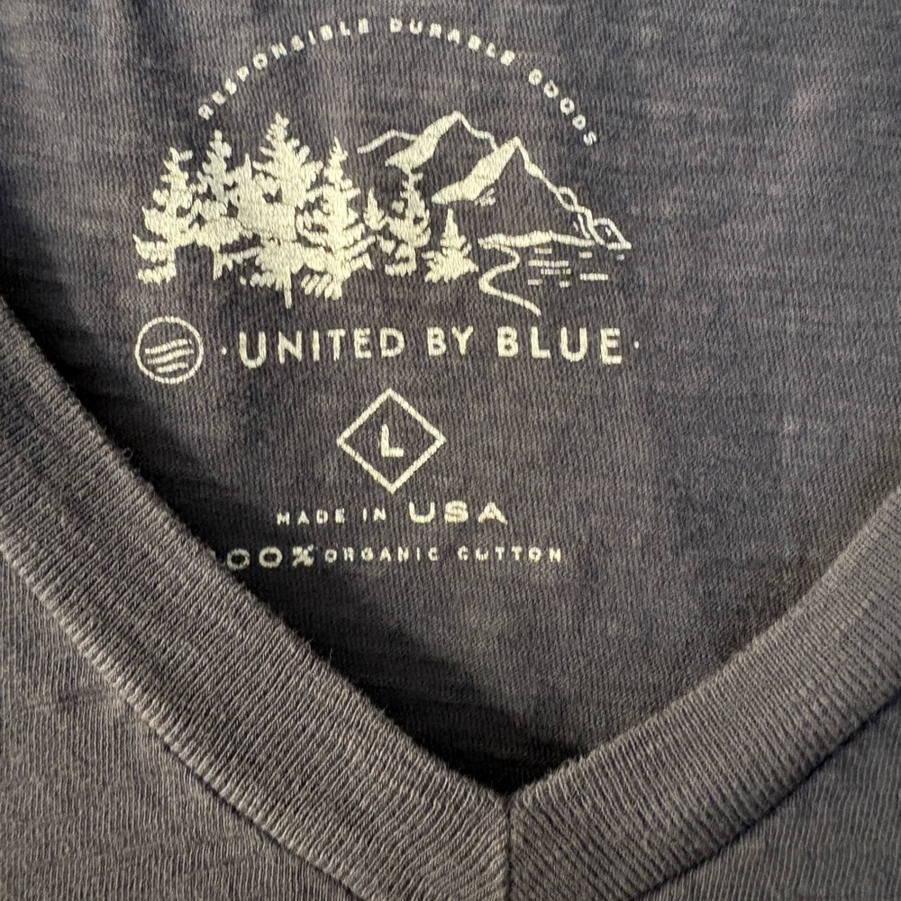 United by Blue Navy Graphic Mountain Tee - Picture 2 of 6